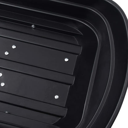 92579 vidaXL Garden Tipping Hand Cart 300 kg 75L Black