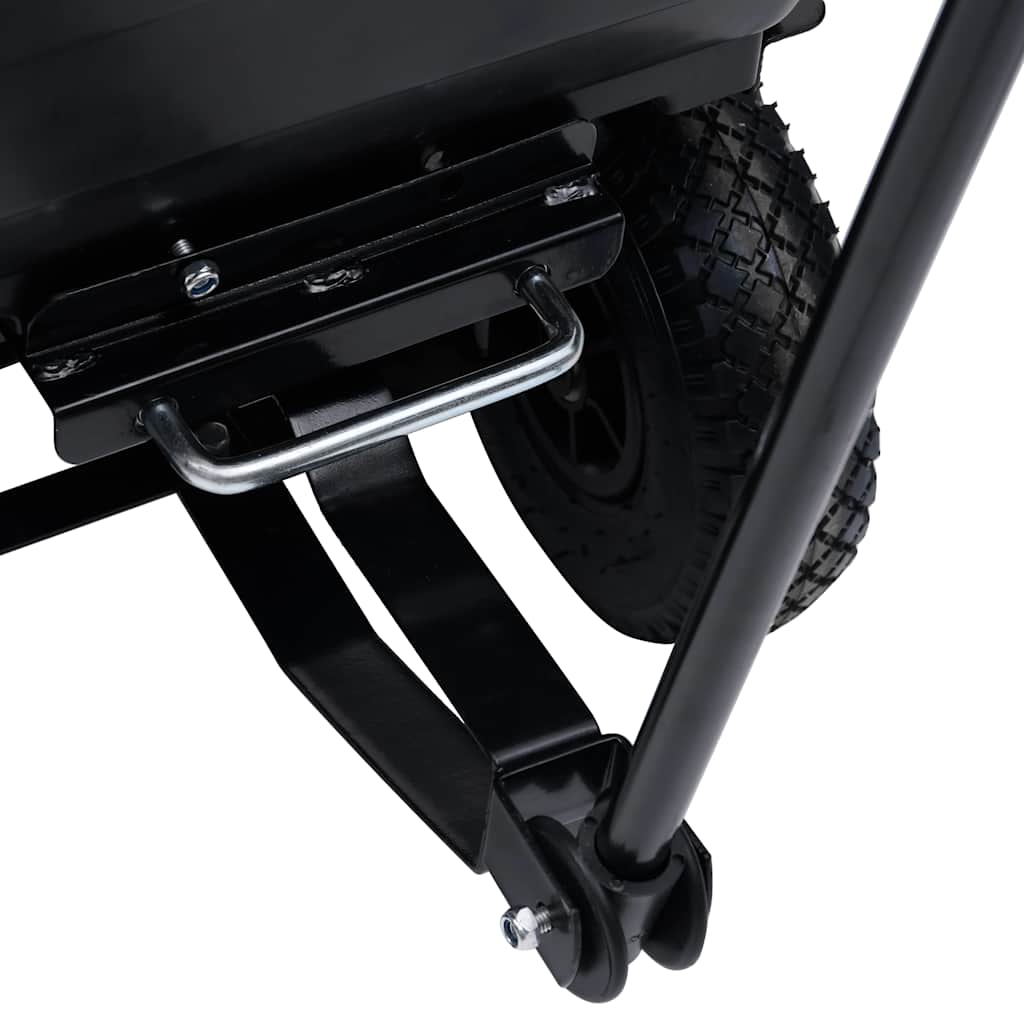 92579 vidaXL Garden Tipping Hand Cart 300 kg 75L Black
