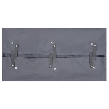 Garden Cart Liner Dark Grey 81x41x40 cm Fabric