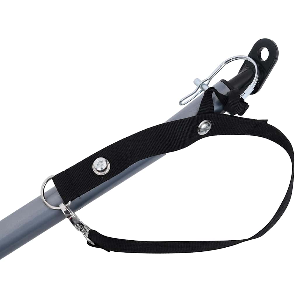 Bike Trailer Grey and Blue 65 kg