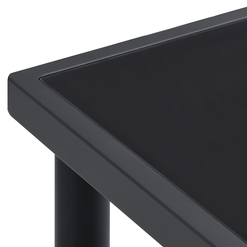 313088 vidaXL Outdoor Dining Table Anthracite 190x90x74 cm Steel