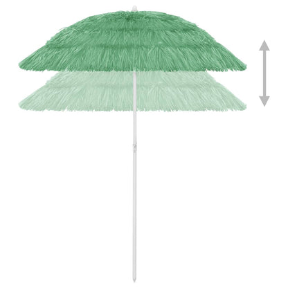 Hawaii Beach Parasol | Green | Polyester | Medium | Tiltable