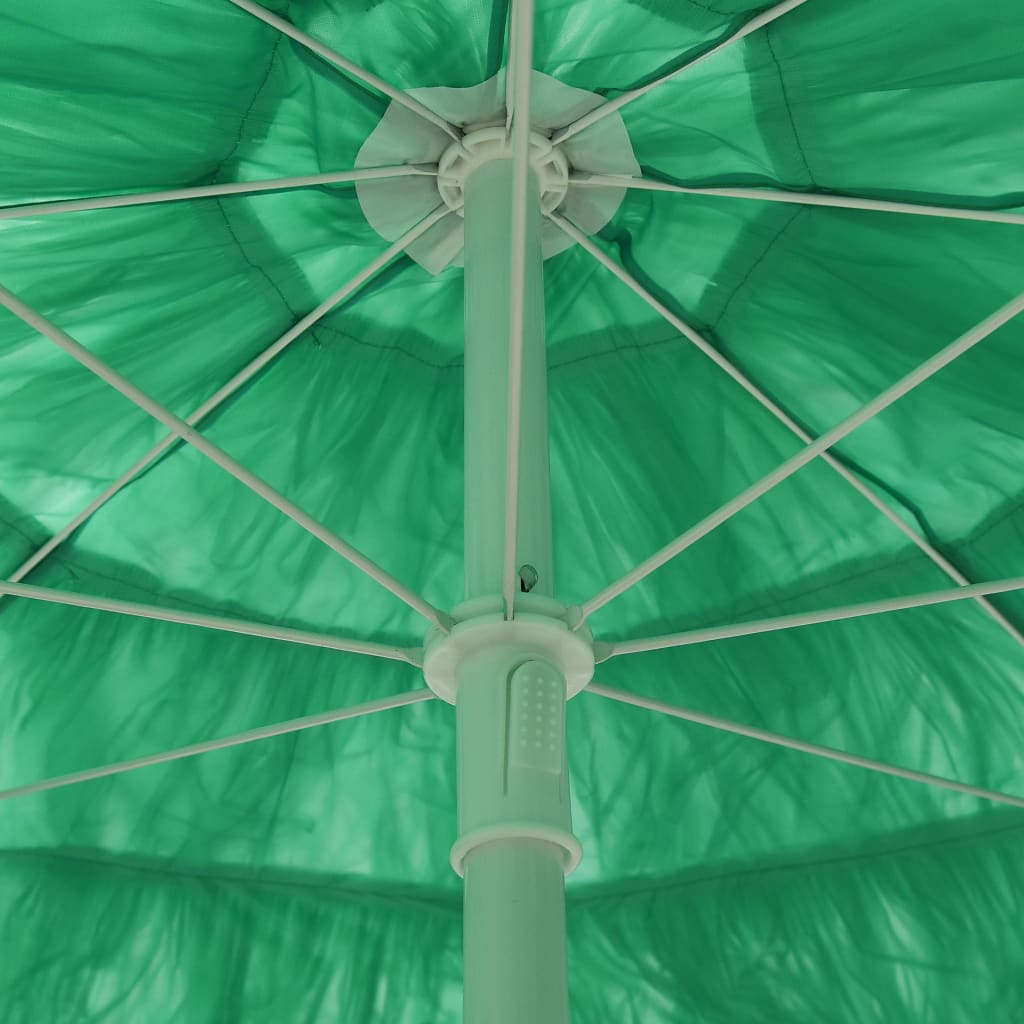 Hawaii Beach Parasol | Green | Polyester | Medium | Tiltable