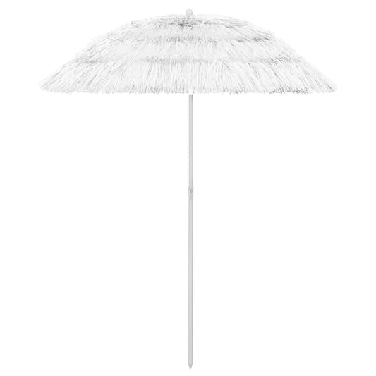 Hawaii Beach Parasol | White | Polyester | Tiltable | Beach Parasol