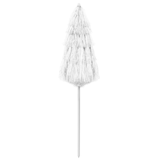 Hawaii Beach Parasol | White | Polyester | Tiltable | Beach Parasol