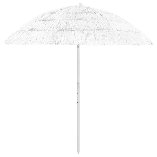 Hawaii Beach Parasol | White | Polyester | Large | Tiltable