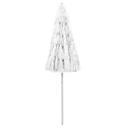 Hawaii Beach Parasol | White | Polyester | Large | Tiltable