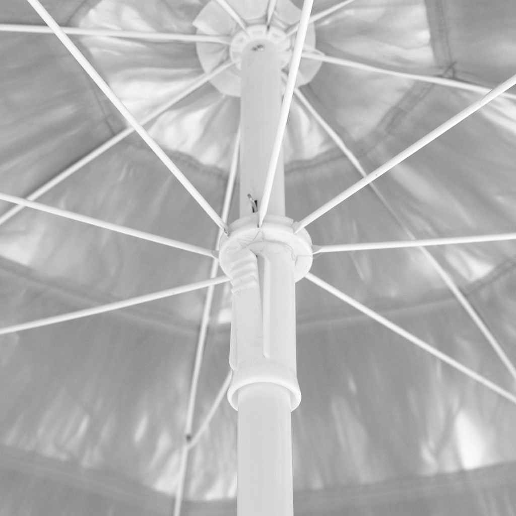 Hawaii Beach Parasol | White | Polyester | Large | Tiltable