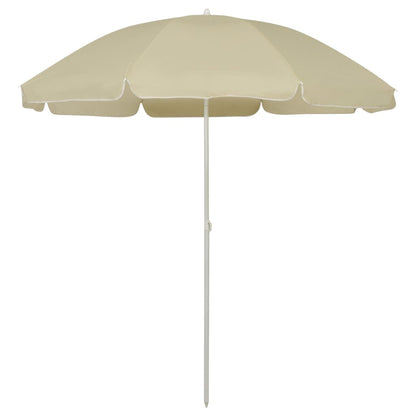 Beach Parasol Sand Yellow 240 cm