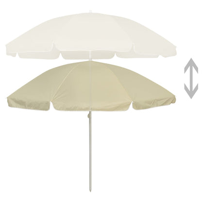 Beach Parasol Sand Yellow 240 cm