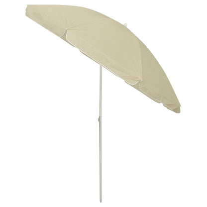 Beach Parasol Sand Yellow 240 cm