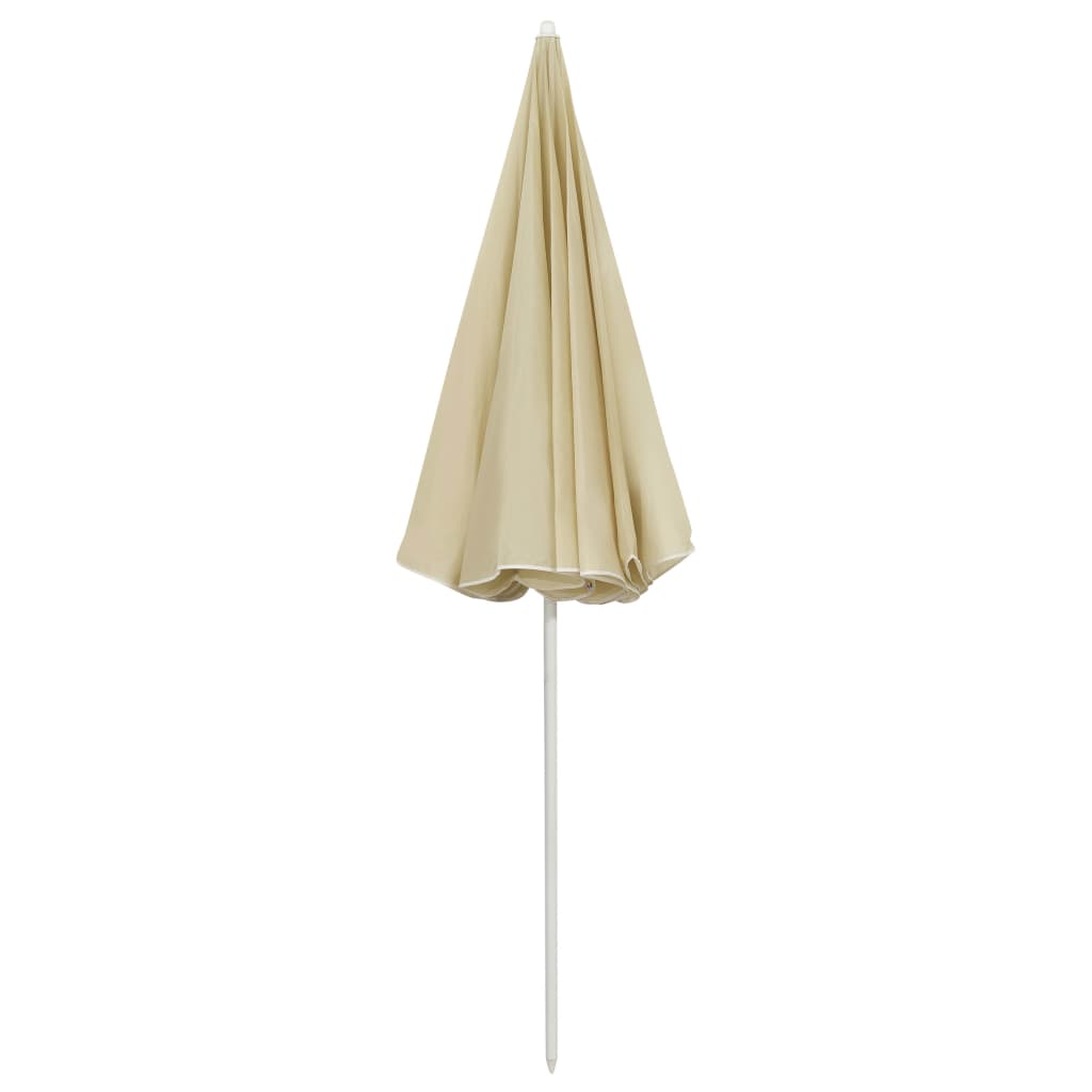 Beach Parasol Sand Yellow 240 cm
