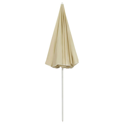 Beach Parasol Sand Yellow 240 cm