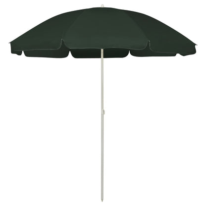 Beach Parasol Green 240 cm