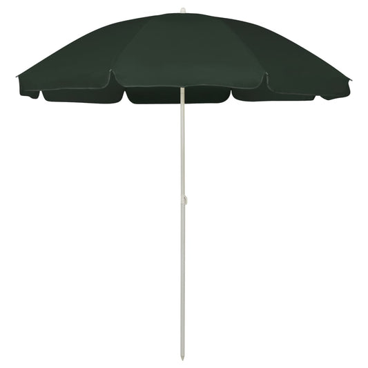 Beach Parasol Green 240 cm
