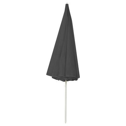Beach Parasol | Anthracite | Polyester | Large | Tiltable | Beach Parasol