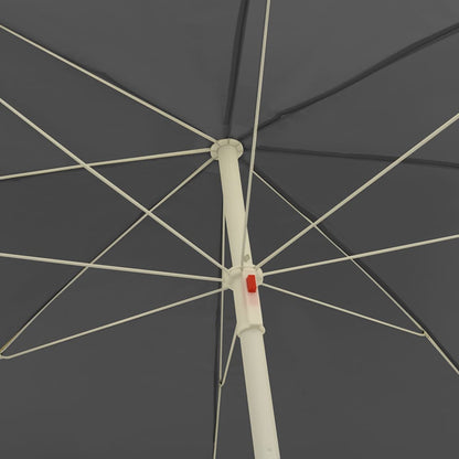 Beach Parasol | Anthracite | Polyester | Large | Tiltable | Beach Parasol