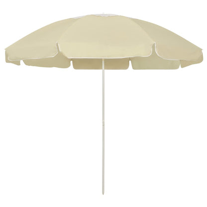 Beach Parasol Sand Yellow 240 cm