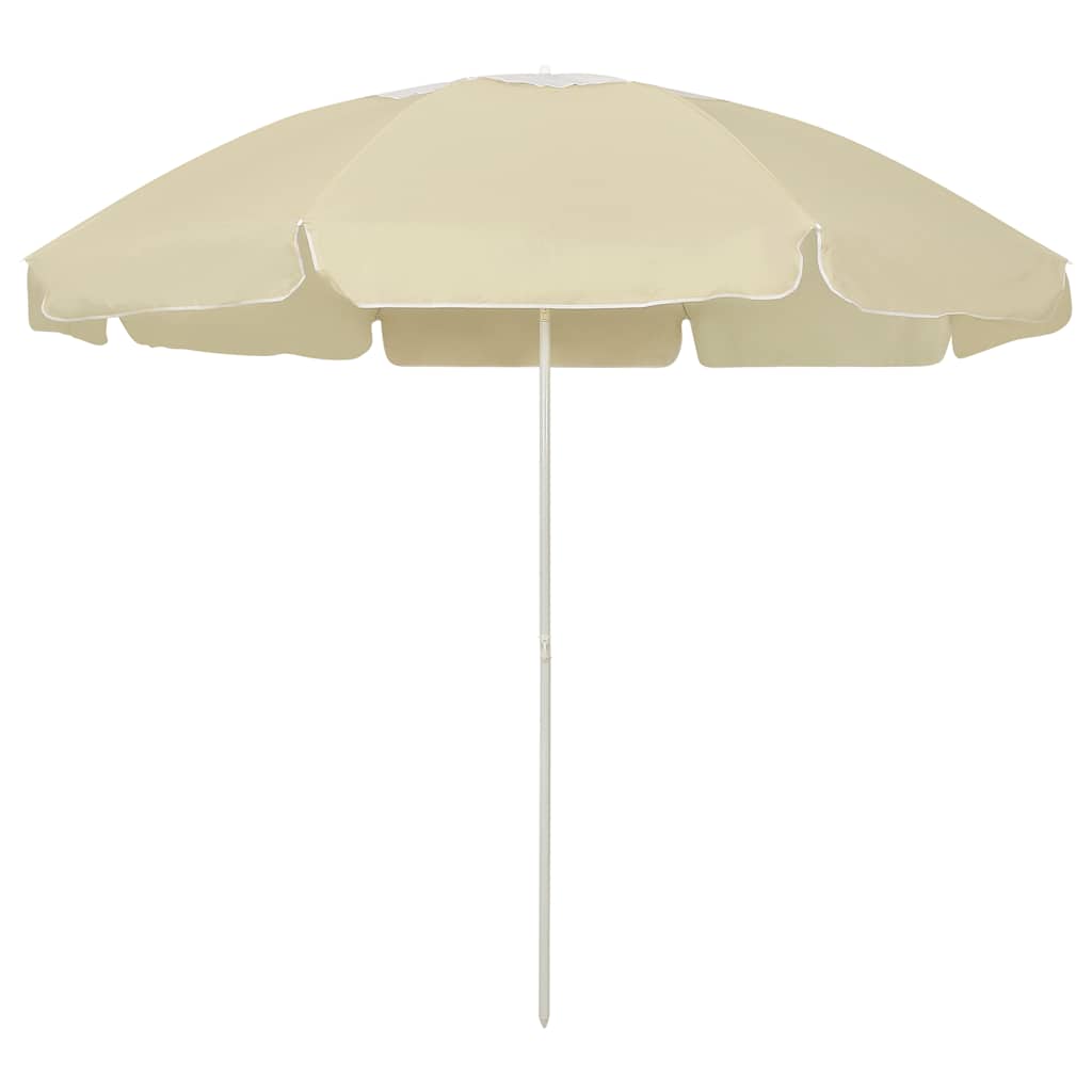 Beach Parasol Sand Yellow 240 cm
