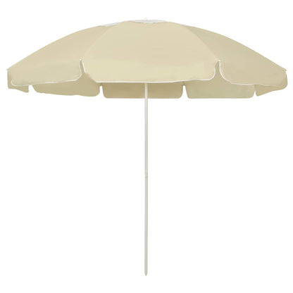 Beach Parasol Sand Yellow 240 cm