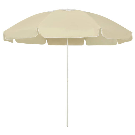 Beach Parasol Sand Yellow 240 cm
