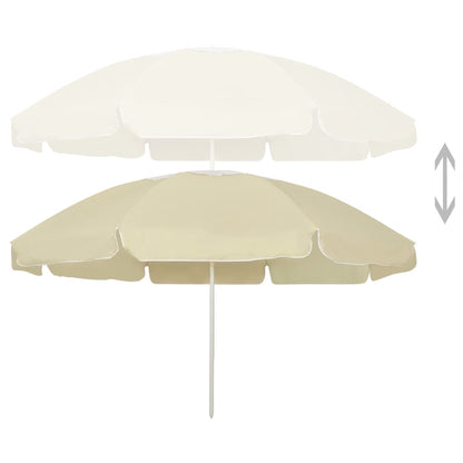 Beach Parasol Sand Yellow 240 cm