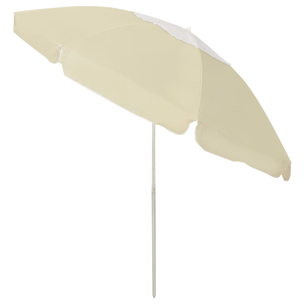 Beach Parasol Sand Yellow 240 cm