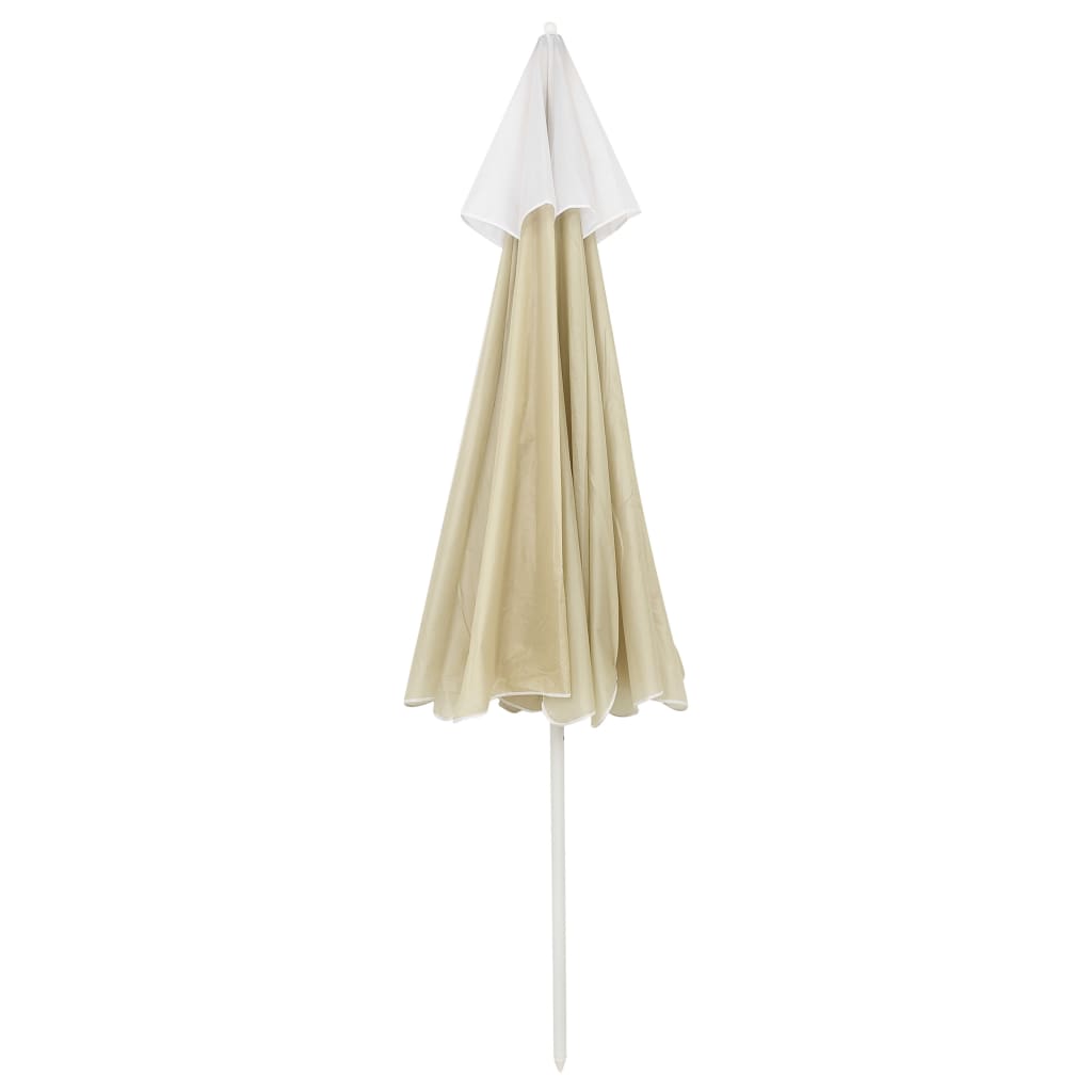 Beach Parasol Sand Yellow 240 cm