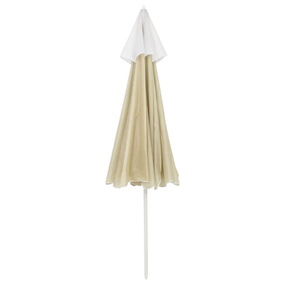 Beach Parasol Sand Yellow 240 cm