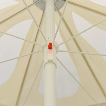 Beach Parasol Sand Yellow 240 cm