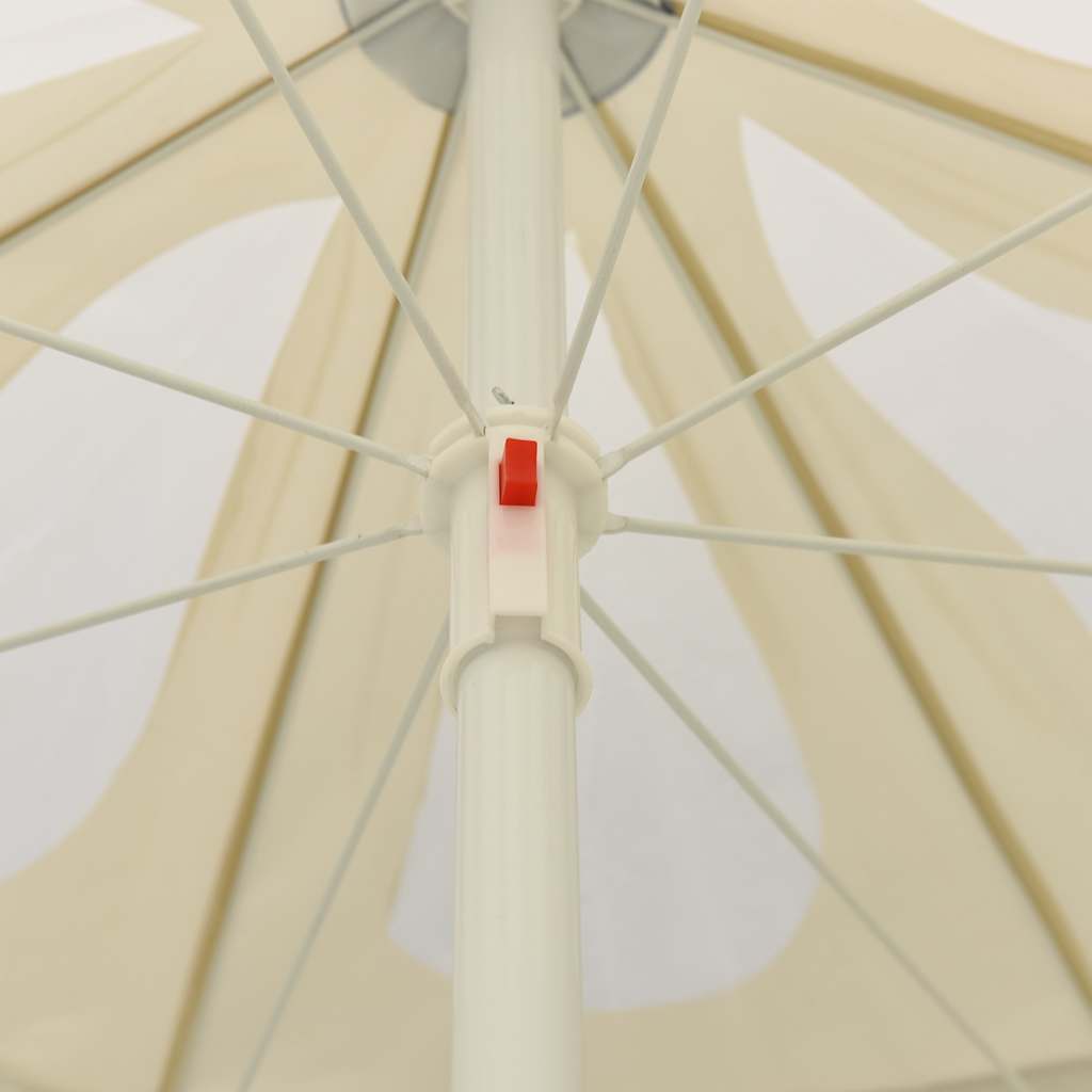 Beach Parasol Sand Yellow 240 cm