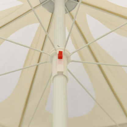 Beach Parasol Sand Yellow 240 cm