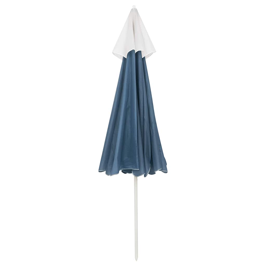 Beach Parasol | Blue | Polyester | 240 cm diameter | Tiltable