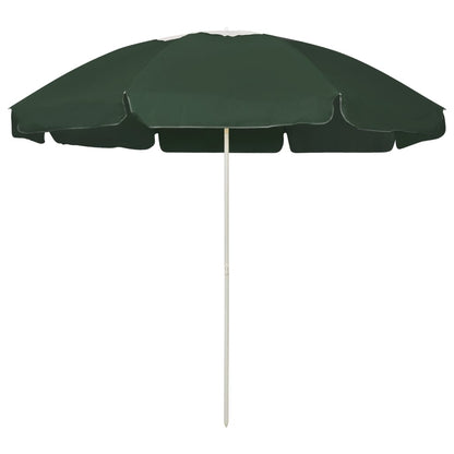 Beach Parasol Green 240 cm