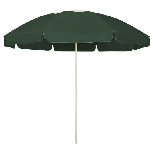 Beach Parasol Green 240 cm