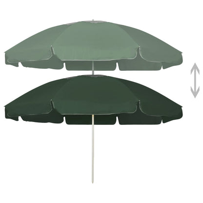 Beach Parasol Green 240 cm