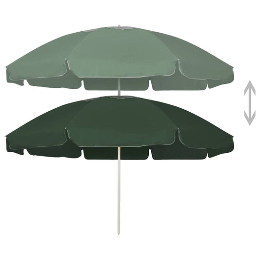Beach Parasol Green 240 cm
