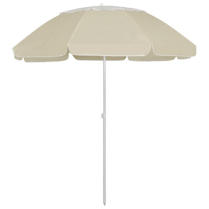 Beach Parasol | Sand Yellow | Polyester | 300 cm | Tiltable