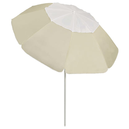 Beach Parasol | Sand Yellow | Polyester | 300 cm | Tiltable
