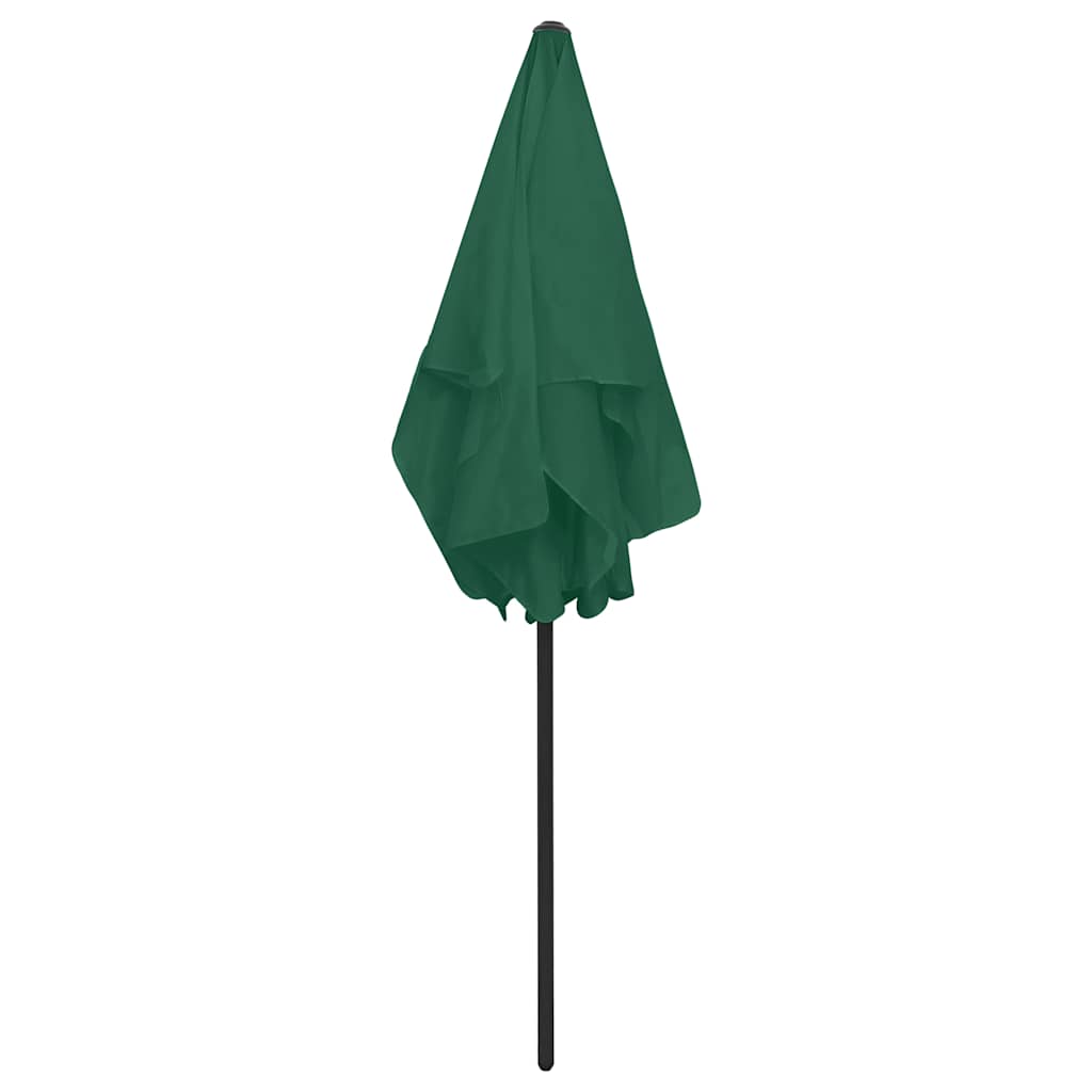 Beach Parasol | Green | Polyester | 180x120 cm | Tiltable | Beach Parasol