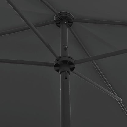 Beach Parasol | Anthracite | Polyester | Large | UV-resistant materials