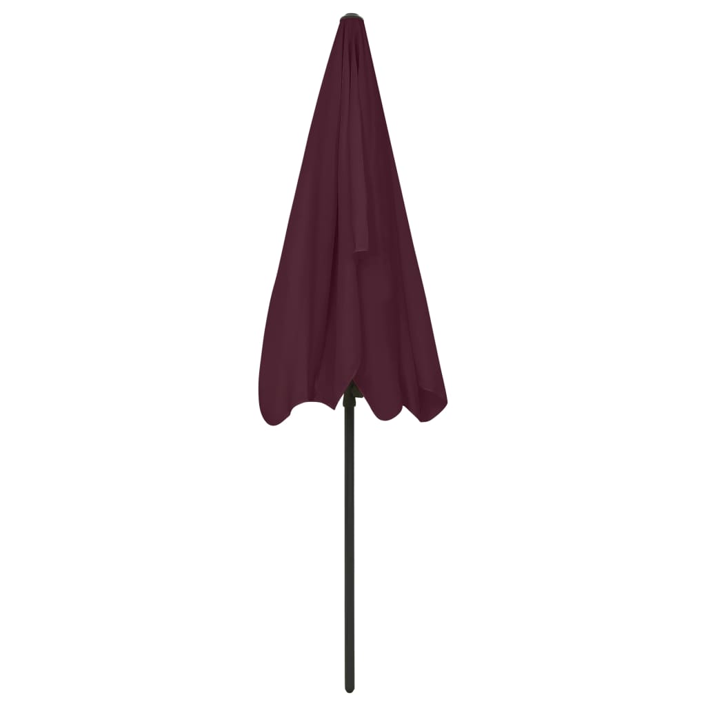Beach Parasol | Bordeaux red | Polyester