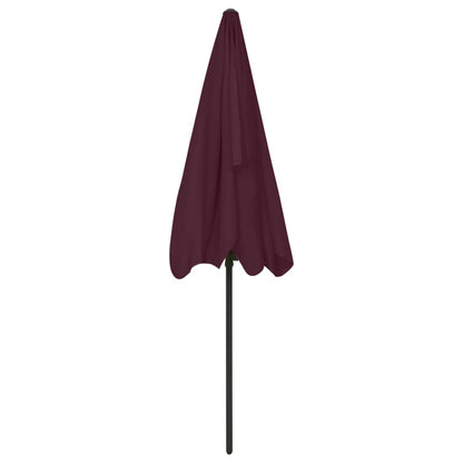 Beach Parasol | Bordeaux red | Polyester