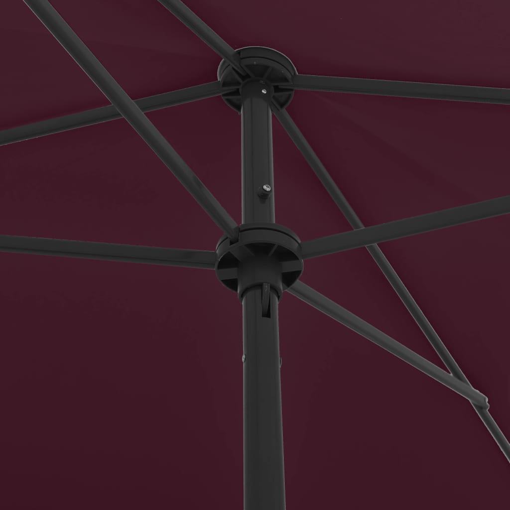Beach Parasol | Bordeaux red | Polyester