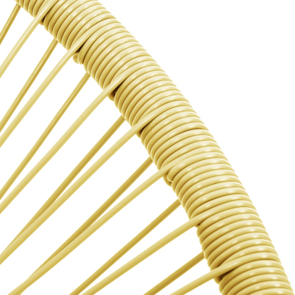 Acapulco Chair | Beige | Poly Rattan, Powder-Coated Steel | Standard