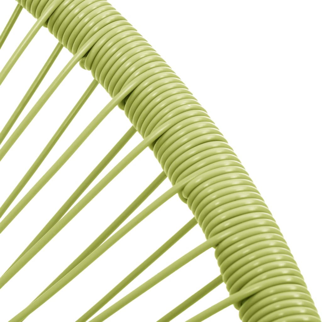 Acapulco Chair | Green | Polyethylene rattan, powder-coated steel