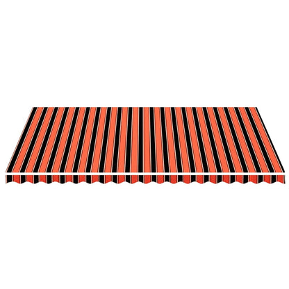 Replacement Fabric for Awning Orange and Brown 5x3.5 m