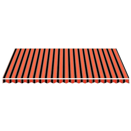 Awning Replacement Fabric Orange and Brown 500x350 cm Polyester