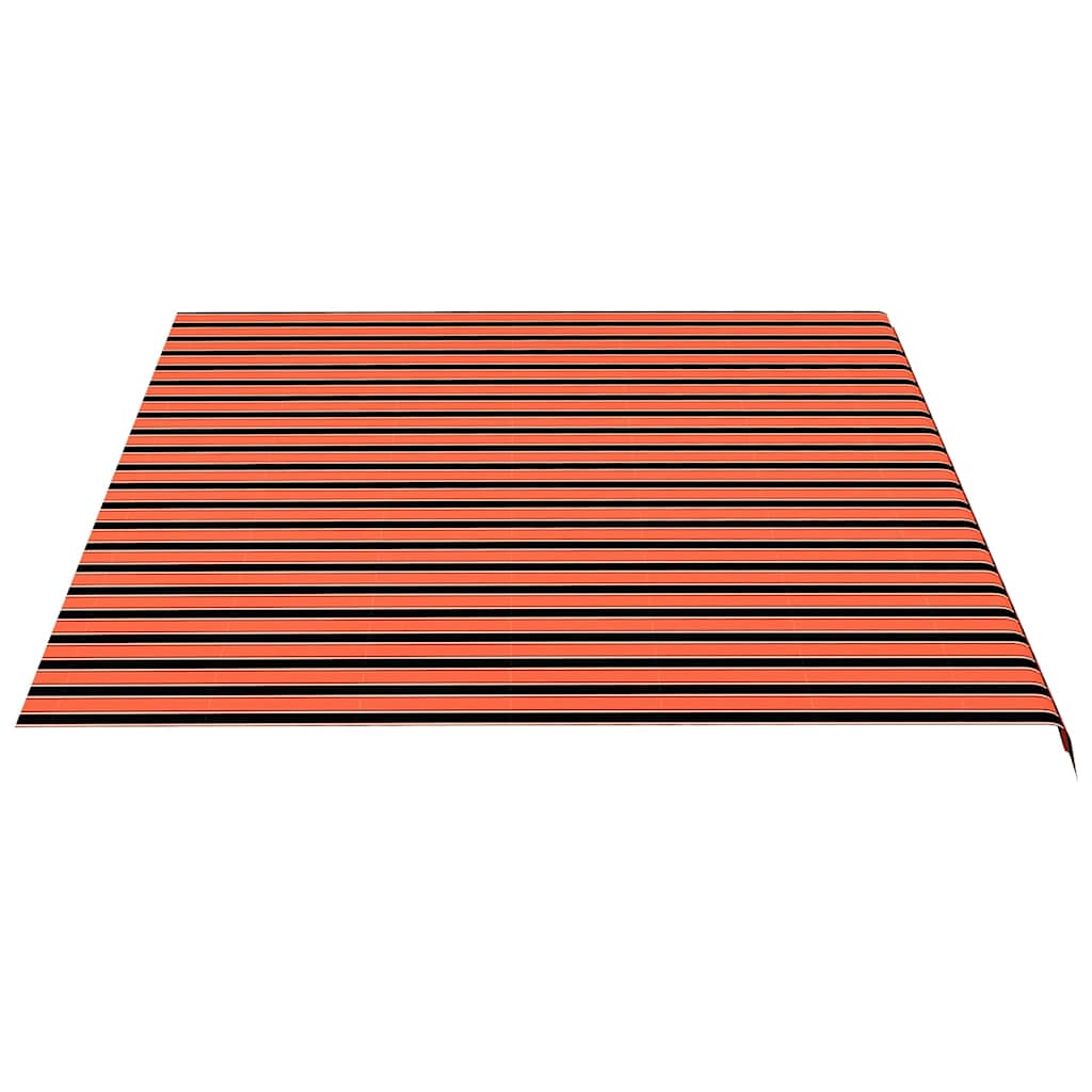 Awning Replacement Fabric Orange and Brown 500x350 cm Polyester