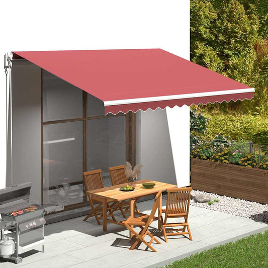 Awning Replacement Fabric Burgundy Red 450x350 cm Polyester